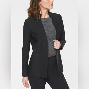 Athleta Cosmic Blazer Jacket, Black SIZE 0